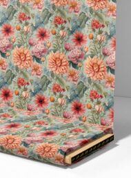 Petal flower style with pink,green colors - Image 4