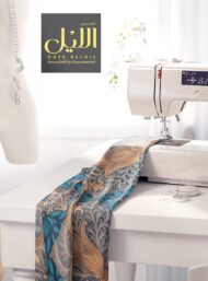 Flower classic style with blue,grey colors - Image 7