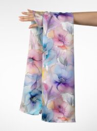 Bloom flower style with pink,blue colors - Image 3