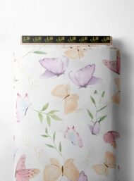 Butterfly flower style with pink,purple colors