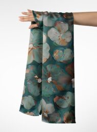 Petal flower style with blue,green colors - Image 3