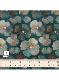 Petal flower style with blue,green colors - Image 5