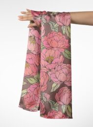 Petal flower style with pink,green colors - Image 3