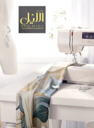 Leaf flower style with white,blue colors - Image 7