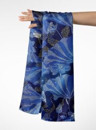 Petal flower style with blue,white colors - Image 3