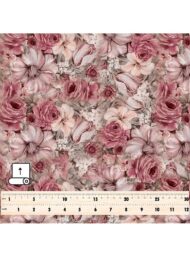 Rose flower style with pink,white colors - Image 5