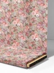 Bloom flower style with pink,green colors - Image 4