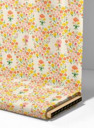 Bloom flower style with pink,yellow colors - Image 4