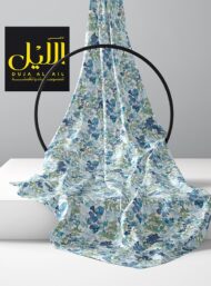 Leaf flower style with blue,green colors - Image 2