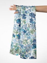 Leaf flower style with blue,green colors - Image 3