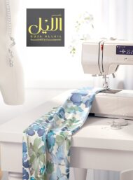 Leaf flower style with blue,green colors - Image 7