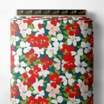 Petal flower style with red,white colors