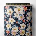 Petal flower style with pink,white colors