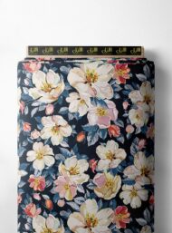 Petal flower style with pink,white colors