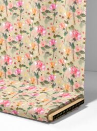 Rose flower style with pink,green colors - Image 4