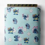 Flower animal style with blue,white colors