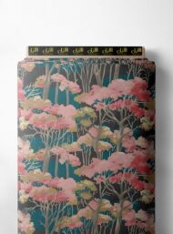 Tree nature style with pink,green colors