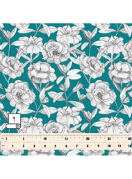 Rose flower style with green,white colors - Image 5