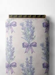 Lavender flower style with purple,green colors