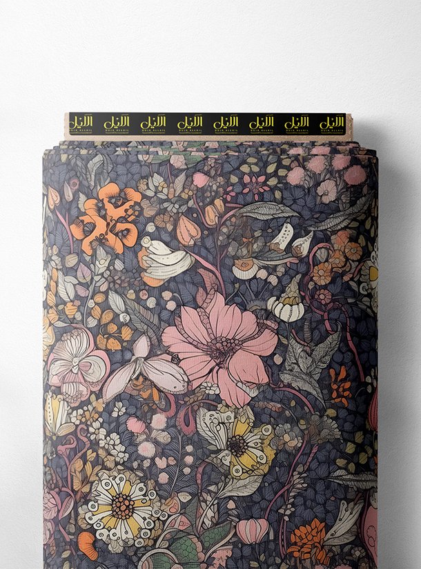 LAI01-3352_1.jpg Petal flower style with pink,orange colors - Image 1