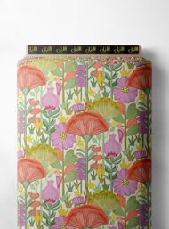 Petal flower style with pink,green colors