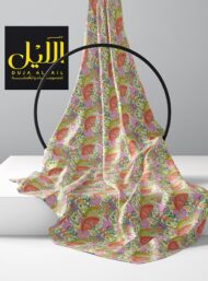 Petal flower style with pink,green colors - Image 2