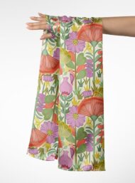 Petal flower style with pink,green colors - Image 3