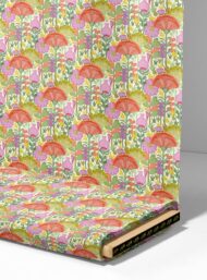 Petal flower style with pink,green colors - Image 4