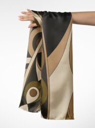 Shape abstract style with brown,black colors - Image 3