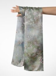 Bloom flower style with green,pink colors - Image 3