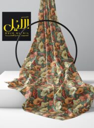 Petal flower style with orange,white colors - Image 2