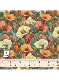 Petal flower style with orange,white colors - Image 5