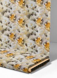 Bloom flower style with white,brown colors - Image 4