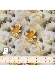 Bloom flower style with white,brown colors - Image 5