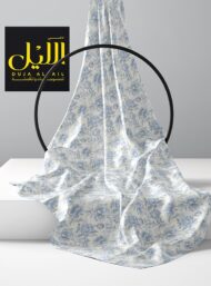 Petal flower style with white, blue colors - Image 2