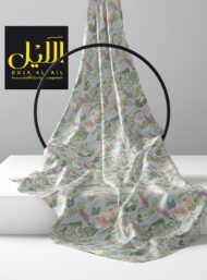 Leaf flower style with green,pink colors - Image 2