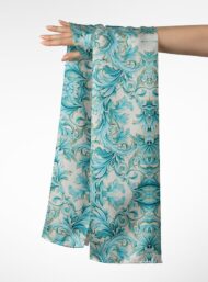 Blue flower style with blue, white colors - Image 3