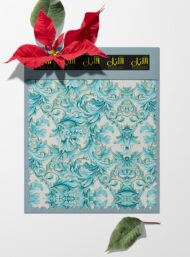 Blue flower style with blue, white colors - Image 6