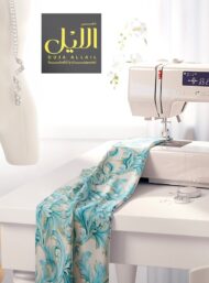 Blue flower style with blue, white colors - Image 7