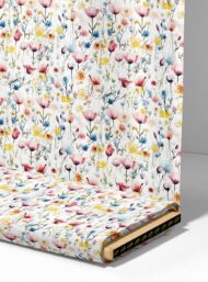 Bloom flower style with pink,yellow colors - Image 4