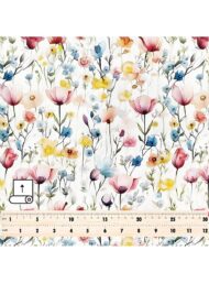 Bloom flower style with pink,yellow colors - Image 5