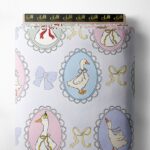 Goose animal style with white,pink colors