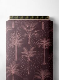 Palm nature style with brown,green colors