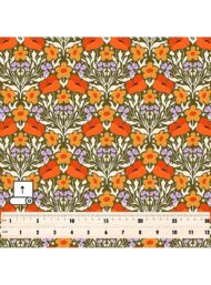 Petal flower style with orange,green colors - Image 5