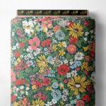 Bloom flower style with red,yellow colors