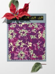 Bloom flower style with purple,green colors - Image 6