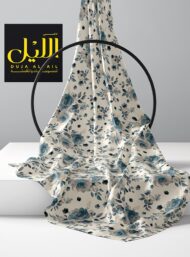 Rose flower style with blue,white colors - Image 2