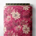 Petal flower style with pink,white colors