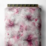 Petal flower style with pink,white colors