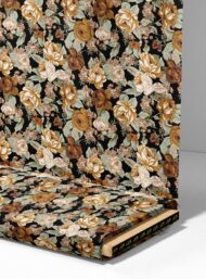 Rose flower style with brown,white colors - Image 4